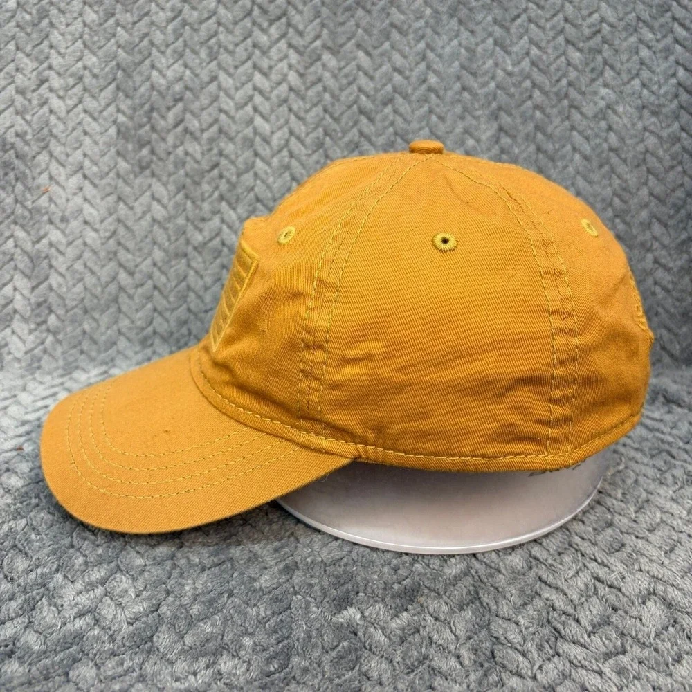 Academy Sports Outdoors Mustard Yellow American Flag Embroidered Baseball Hat